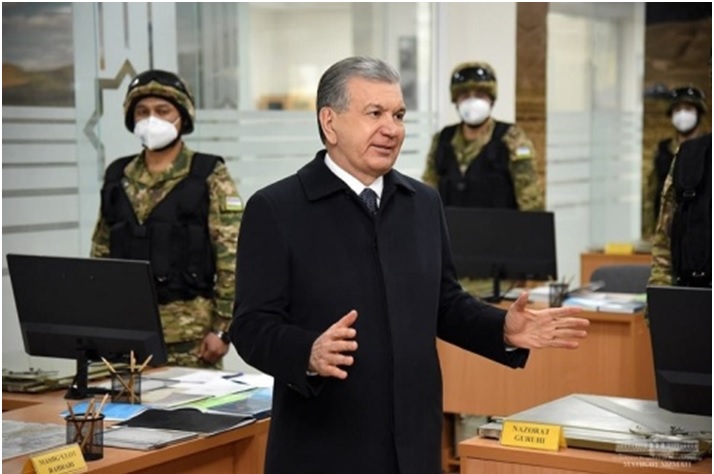 President of Uzbekistan visited the military unit on the eve of the Defender of the Motherland Day
